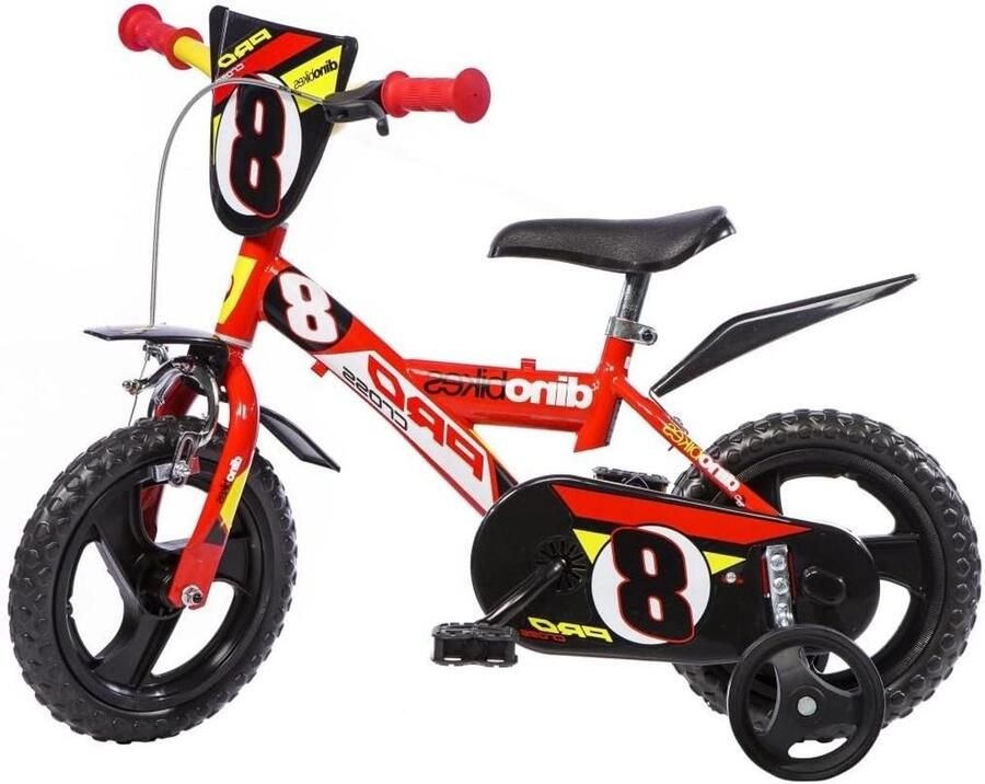 Kinderfiets Loopfiets Leren fietsen Terugtraprem 12 inch Rood