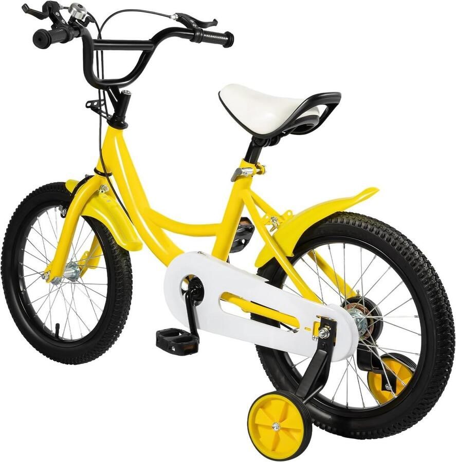 Kinderfiets Loopfiets Leren fietsen Veilig dubbel remsysteem 16 inch Roze