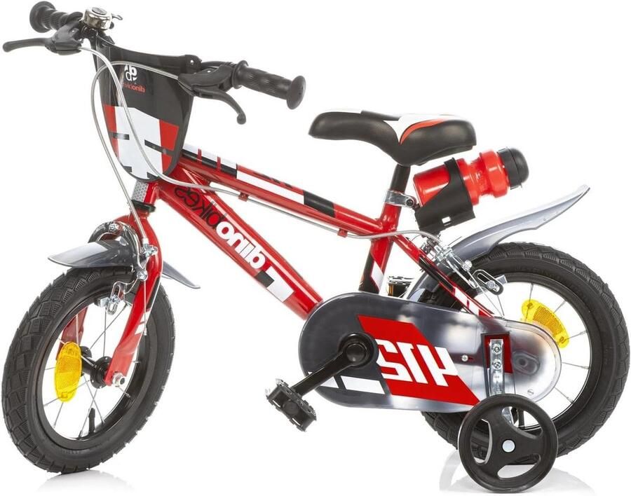 Kinderfiets Loopfiets Leren Fietsen Veilig Remmen 12 inch Rood
