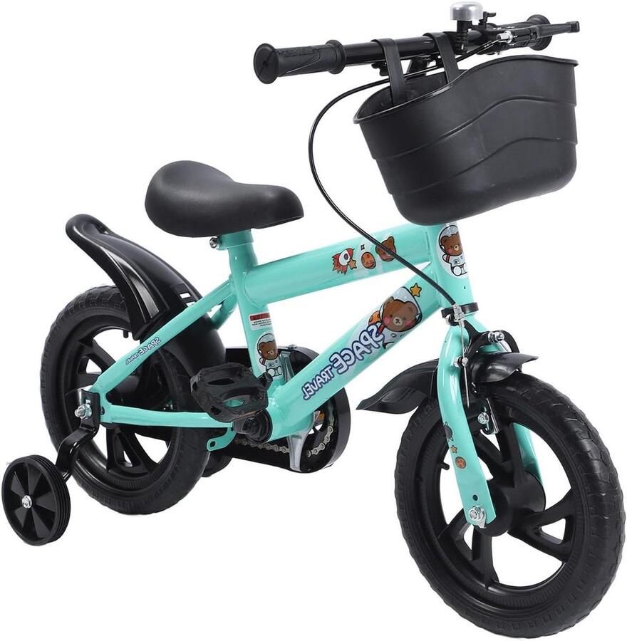 Kinderfiets Loopfiets Leren Fietsen Verstelbaar Zadel 12 Inch Blauw