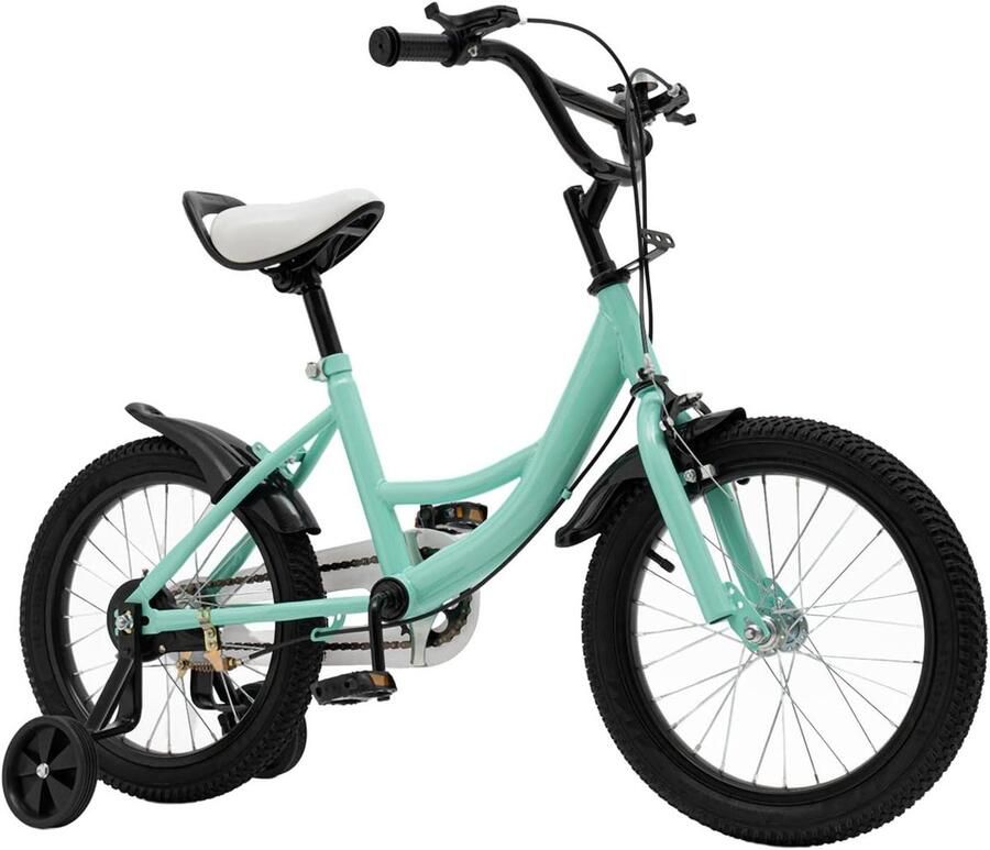 Kinderfiets Loopfiets Leren Fietsen Verstelbaar Zadel 16 Inch Groen