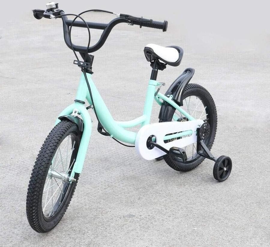Kinderfiets Loopfiets Leren Fietsen Verstelbaar Zadel 16 Inch Groen