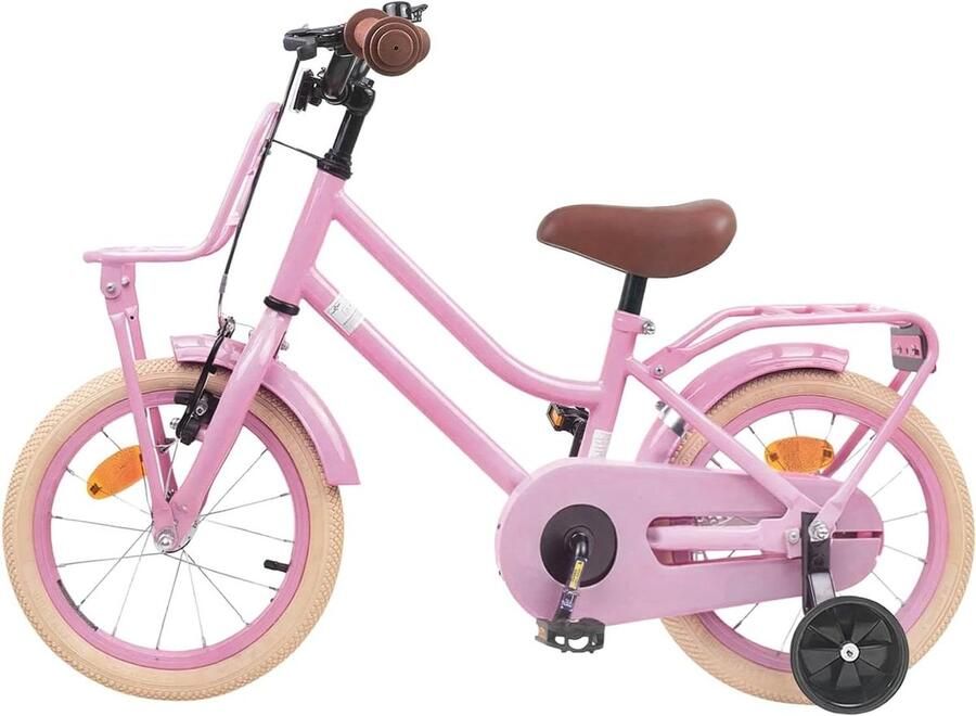 Kinderfiets Loopfiets Peuter Buiten Spelen Stevig Stalen Frame 12 inch Lichtroze
