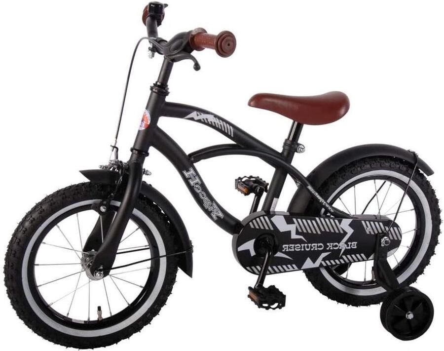 Kinderfiets Loopfiets Peuter Eerste Fiets Verstelbaar Stuur 14 Inch Wiel Zwart