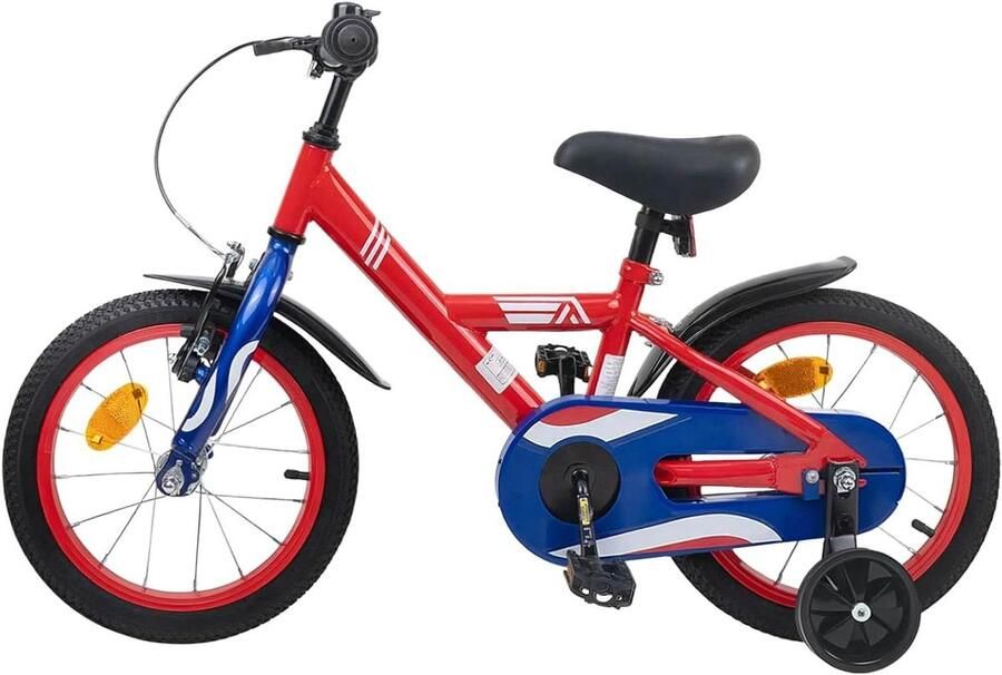 Kinderfiets Loopfiets Peuter Eerste Fietstochtjes Dubbel Rem systeem 12 inch Rood