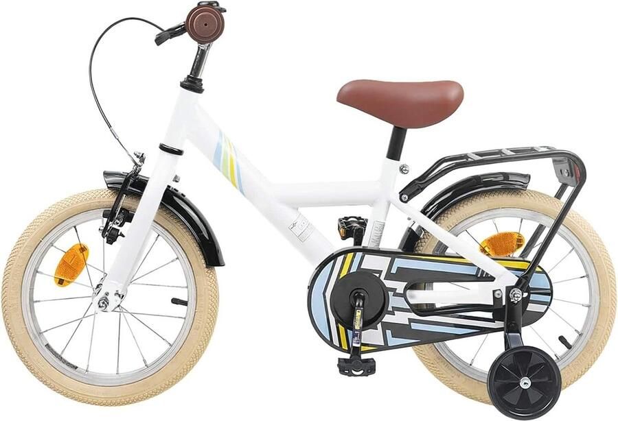 Kinderfiets Loopfiets Peuter Leren Fietsen Verstelbaar Zadel 12 inch Wit