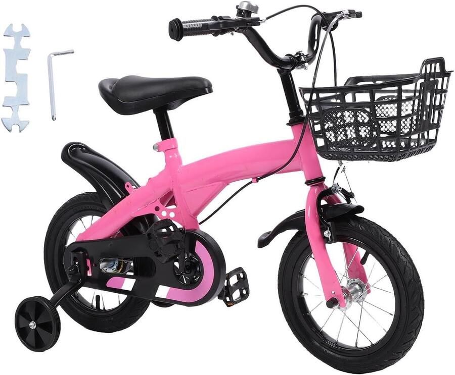 Kinderfiets Loopfiets Peuterfiets Buiten Spelen Verstelbaar Frame 12 Inch