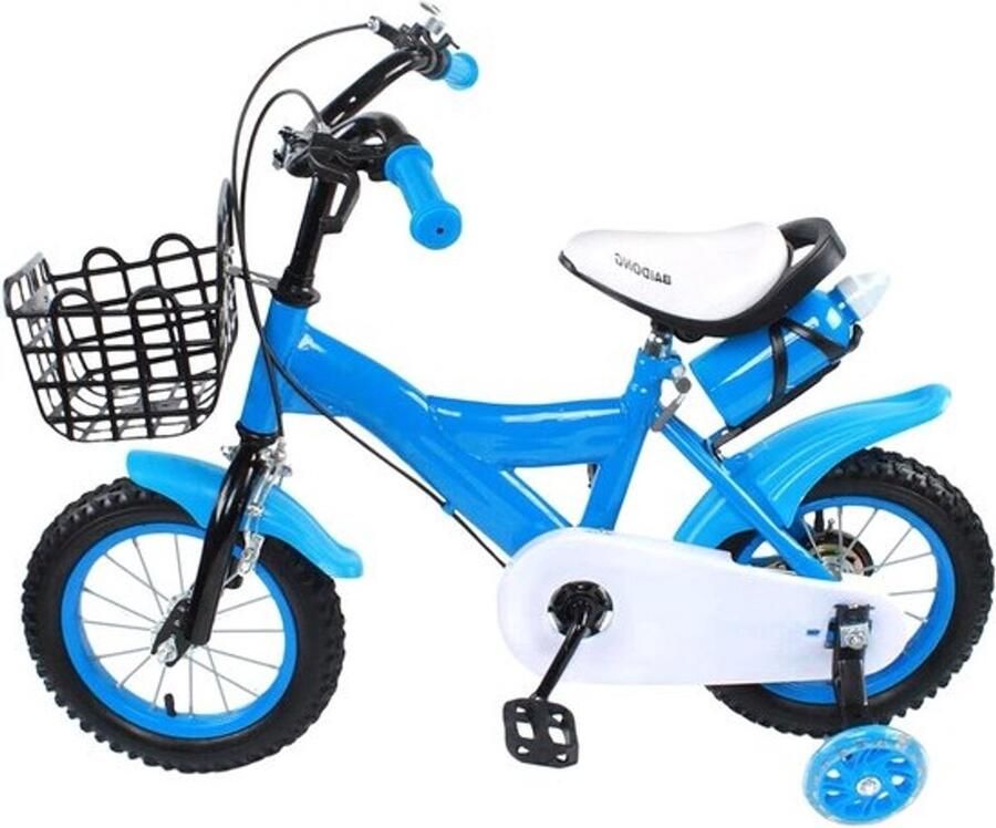 Kinderfiets Loopfiets voor peuters Om te leren fietsen Stevig frame van koolstofstaal 12 inch Geel