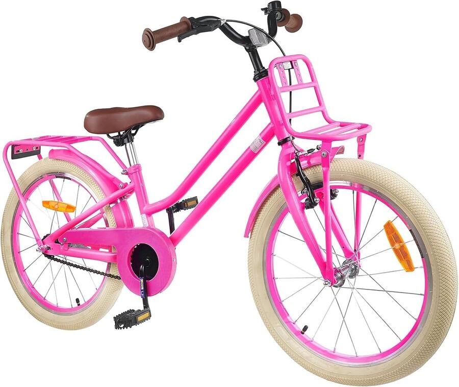 Kinderfiets Loopfiets Vrije tijd Stalen frame 18 inch Donkerroze