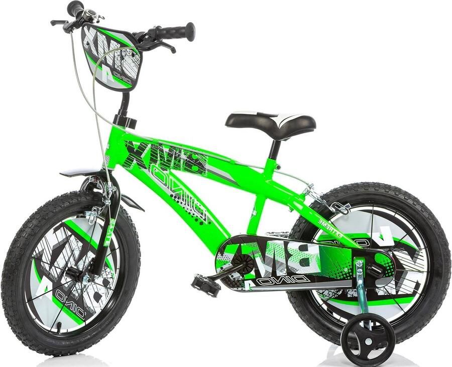Kinderfiets Loopfiets Vrijetijdsgebruik Met stabilisatoren 14 inch Groen