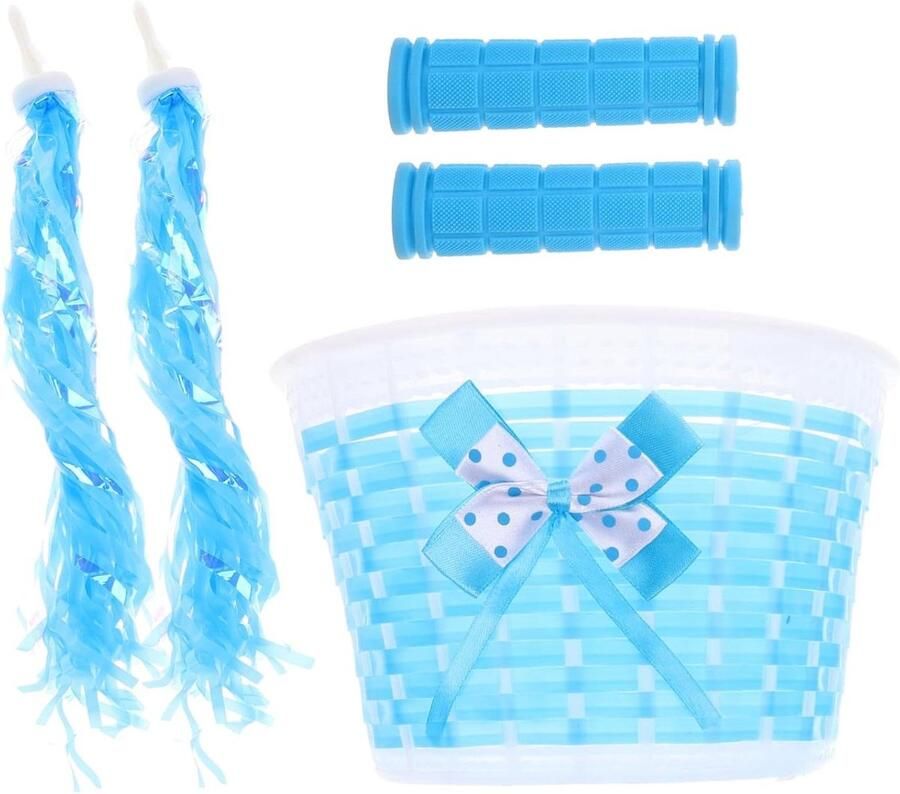 Fiets d Set Kinderfiets Decoratie Fiets Versieren Eenvoudige Installatie 20 cm Lengte Blauw