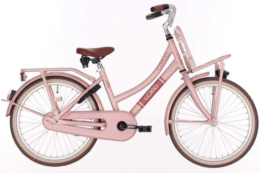 Kinderfiets Meisje 20 inch BFN Cargo Load – Roze – Terugtraprem – 1 Versnelling – Meisjesfiets