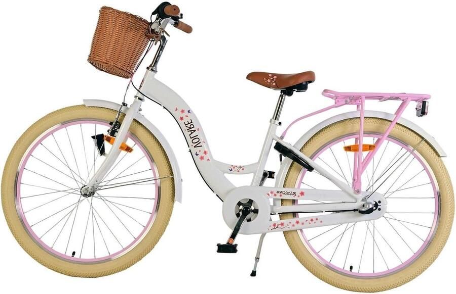 Kinderfiets sfiets sfiets Veilig Fietsen 3 Versnellingen 24 inch Wit