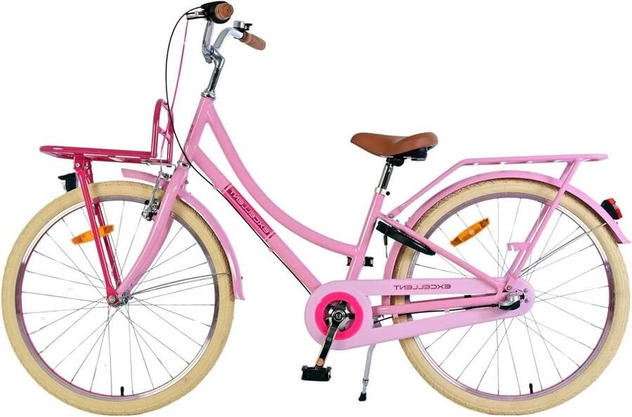 Kinderfiets Meisjes Meisjesfiets Fiets Naar School 3 Versnellingen 24 inch Roze