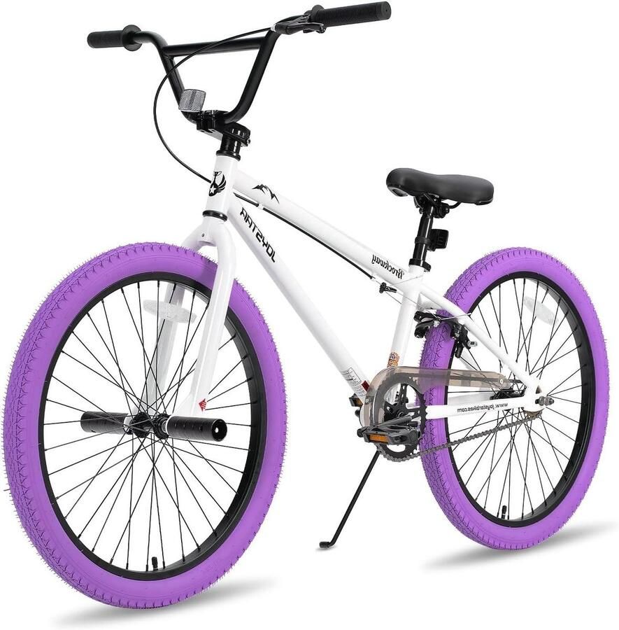 Kinderfiets Meisjesfiets Fietsen buiten Terugtraprem 24 Inch Paars