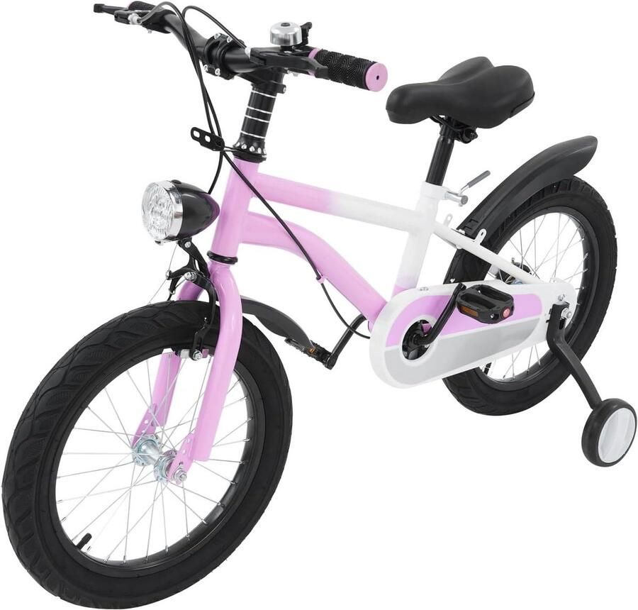 Kinderfiets sfiets sfiets Buiten Spelen Verstelbare Zadel Stuur 406 cm Roze