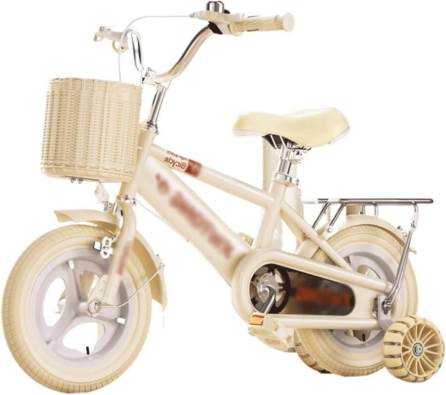 Kinderfiets sfiets sfiets Leren Fietsen Dubbele Rem 20 inch Wit