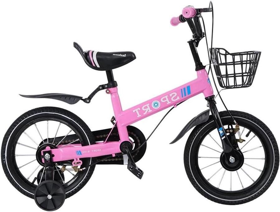 Kinderfiets sfiets sfiets Leren Fietsen Veilige Stabiliteit 12 tot 18 inch Roze