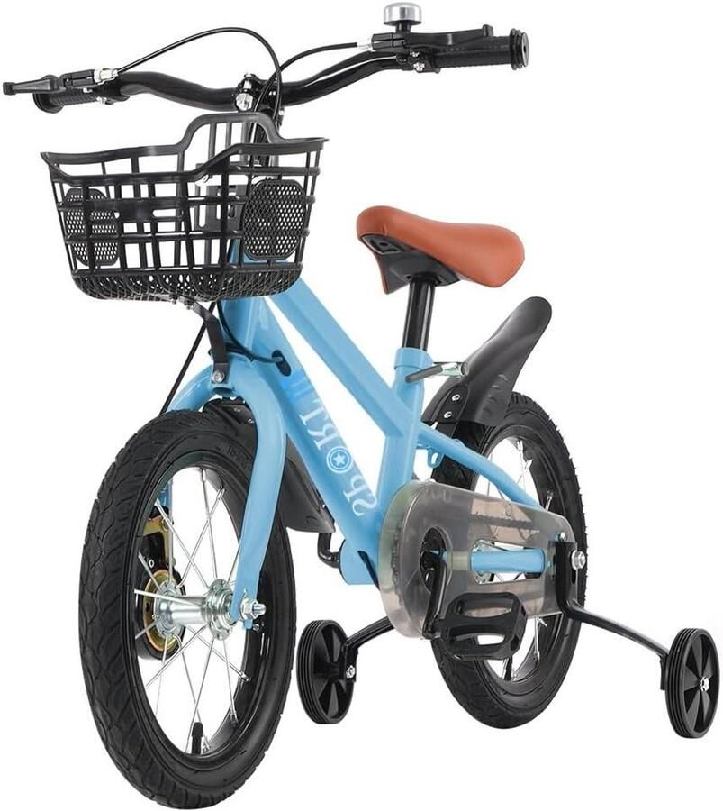 Kinderfiets sfiets sfiets Veilig Leren Fietsen Anti-kantelsysteem 12 tot 20 inch Blauw