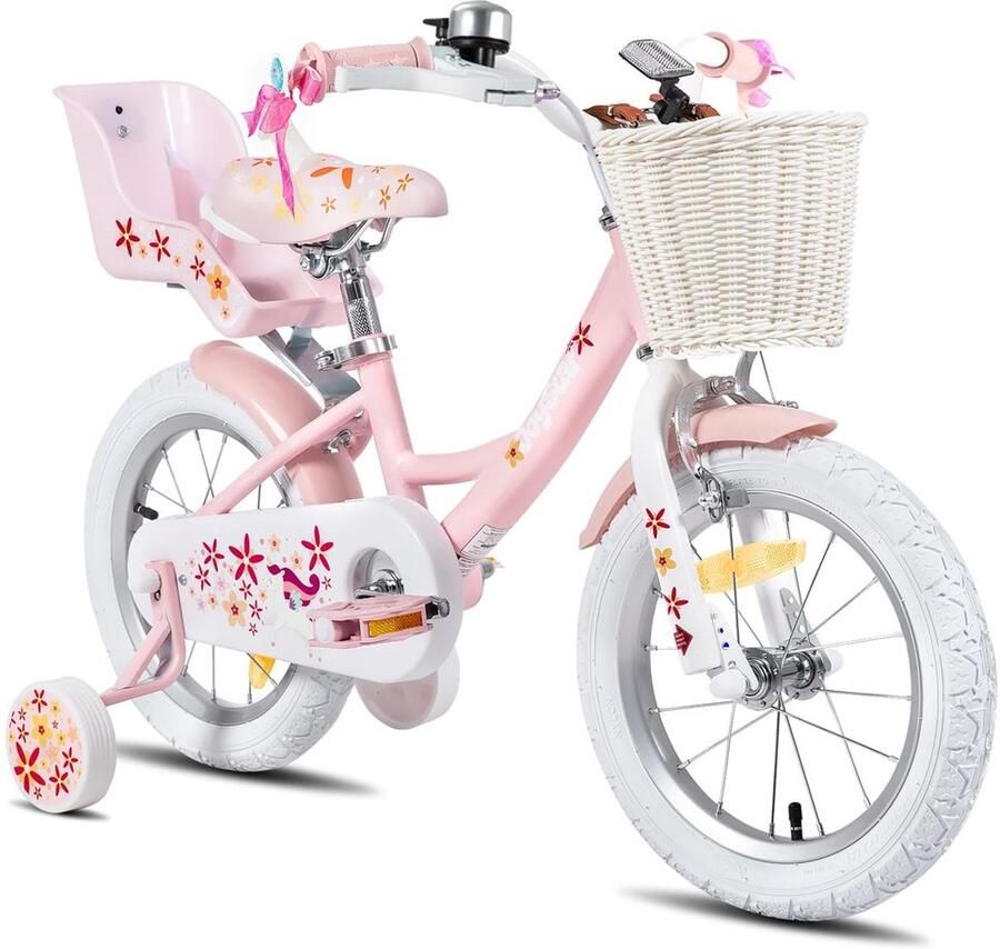 Kinderfiets met Poppenzitje 12 14 18 Inch voor Meisjes
