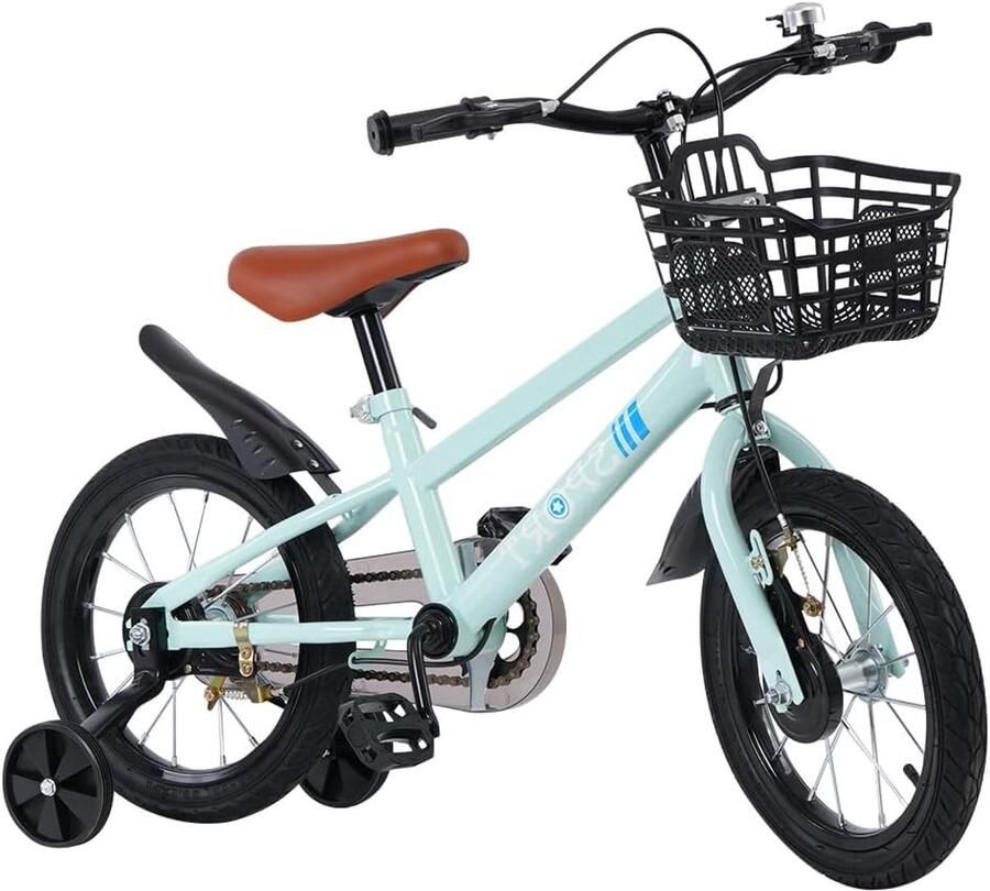 Kinderfiets met Zijwieltjes en d 12 14 16 en 18 Inch Voor en (2-8 Jaar)