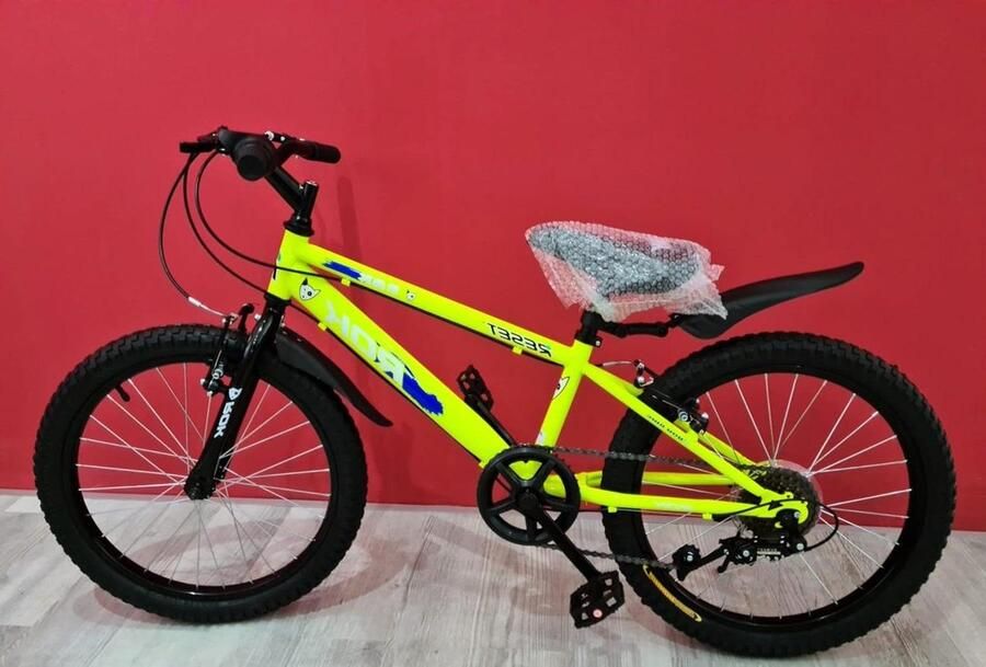 Kinderfiets Mountainbike Buiten spelen Lichtgewicht ontwerp 20 inch Geel