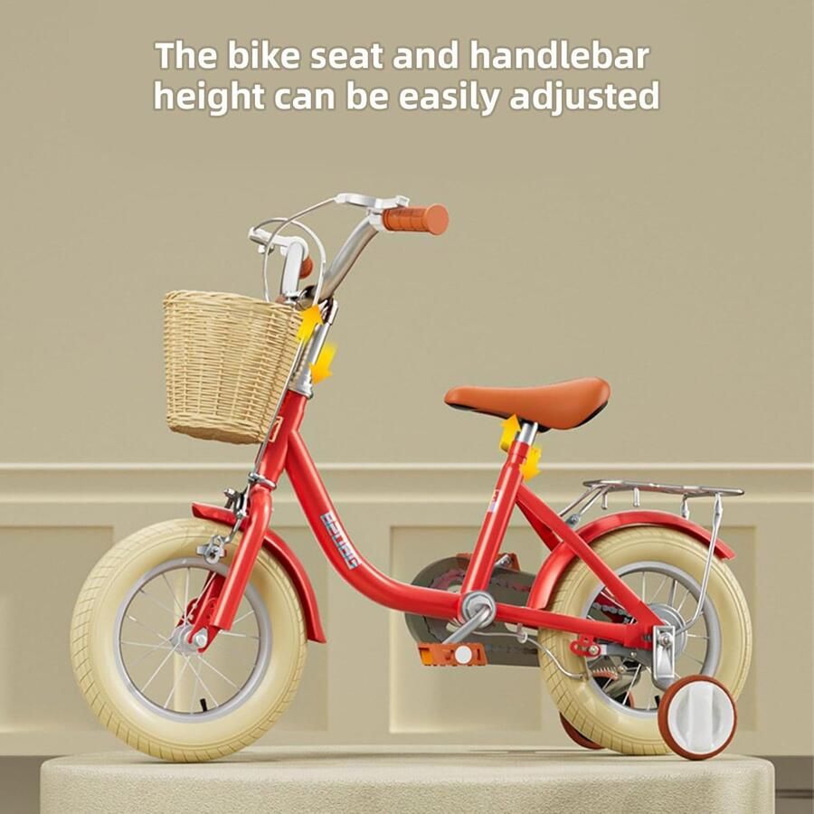 Kinderfiets Oefenfiets Loopfiets Peuter Leren Balanceren Stalen Frame N.v.t. Rood