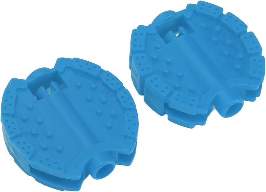 Kinderfiets Pedalen Driewieler Onderdelen Soepel Fietsen Duurzaam Kunststof 2 Stuks Blauw