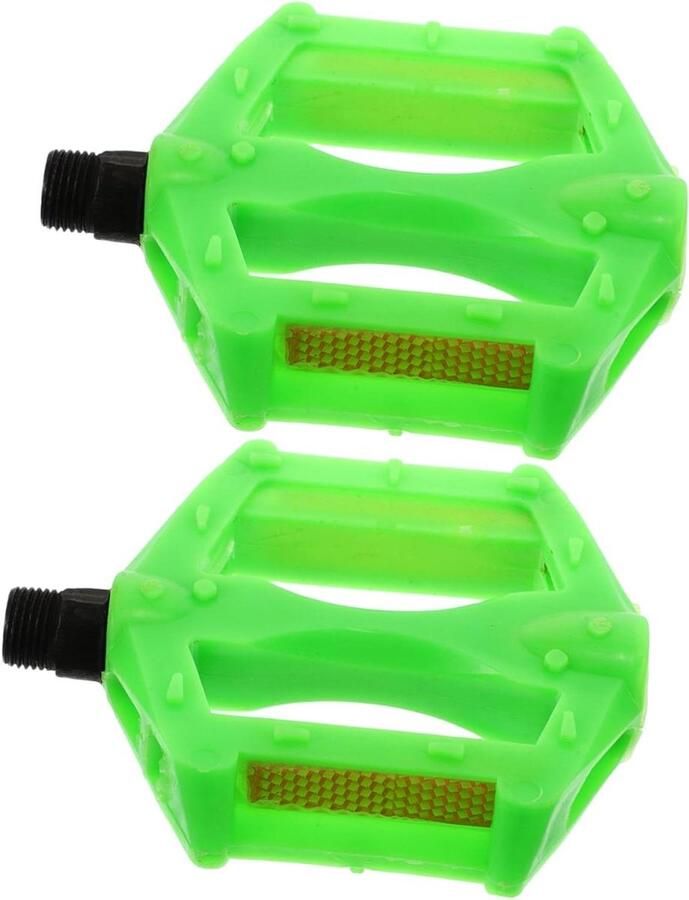 Kinderfiets Pedalen Fietsaccessoires Kinderen Veilig Fietsen Antislip Ontwerp 10.5 x 8 cm Groen