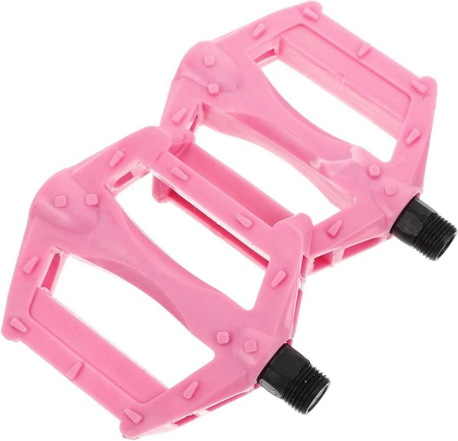Kinderfiets Pedalen Fietsaccessoires Vervanging Veilig Fietsen Antislip Groeven 10.5 cm Roze
