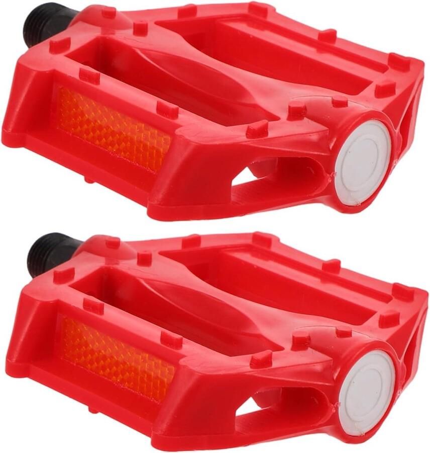 Kinderfiets Pedalen Fietsaccessoires Vervanging Veilig Fietsen Antislip Ontwerp 10.5 cm Rood