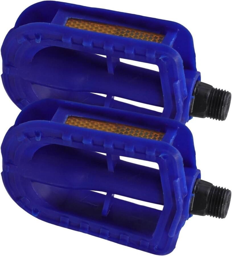 Kinderfiets Pedalen Fietspedalen Kinder Veilig Fietsen Antislip Rubber Grip 10.7 x 6.5 cm Blauw