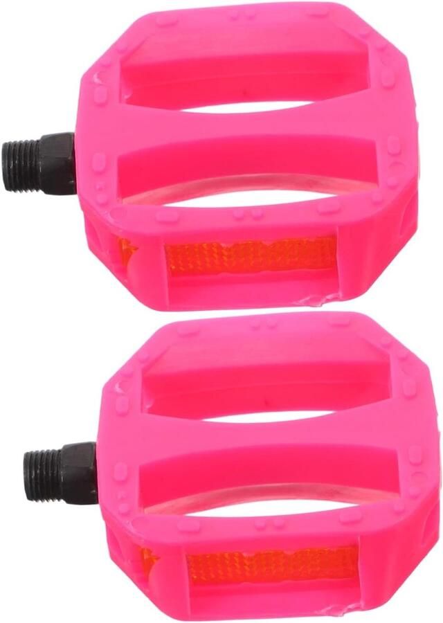 Kinderfiets Pedalen Fietspedalen Kinderen Veilig Fietsen Antislip Ontwerp 9 x 7 x 2 cm Roze