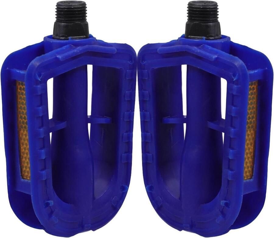 Kinderfiets Pedalen Fietspedalen Kinderen Veilig Fietsen Antislip Rubber 10.7 x 6.5 cm Blauw