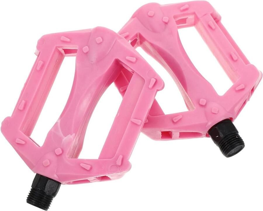 Kinderfiets Pedalen Fietspedalen Set Veilig Fietsen Antislip Groeven 10.5 cm Roze