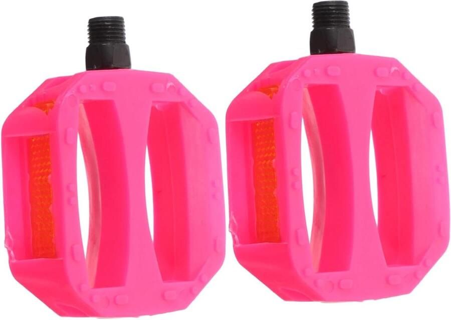 Kinderfiets Pedalen Kindertrappers Fiets Veilig Fietsen Antislip Oppervlak 9 x 7 x 2 cm Roze