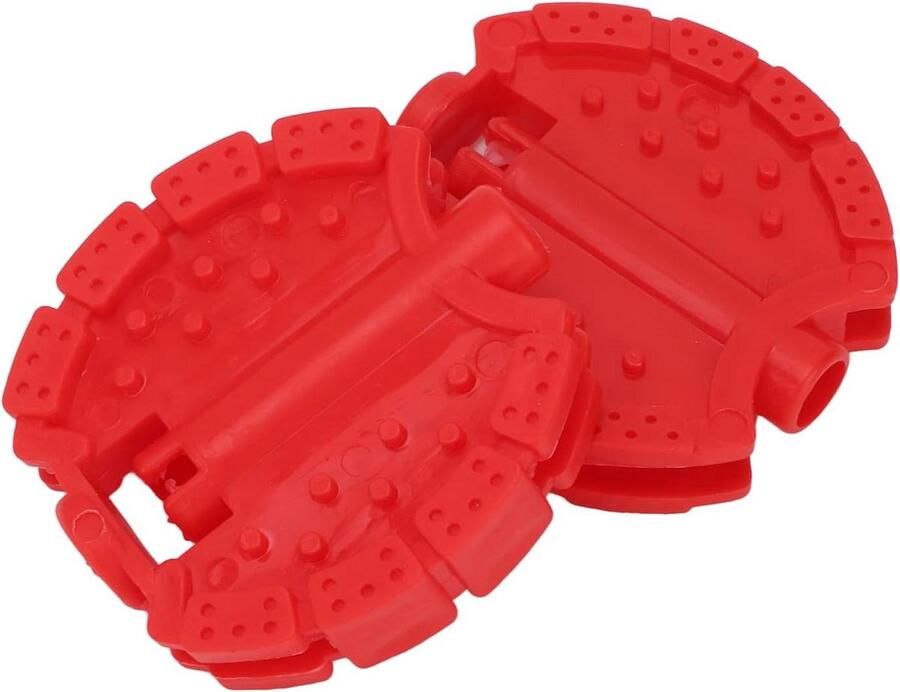 Kinderfiets Pedalen Onderdelen Kinderfiets Veilig Fietsen Duurzaam Plastic 2 Stuks Rood