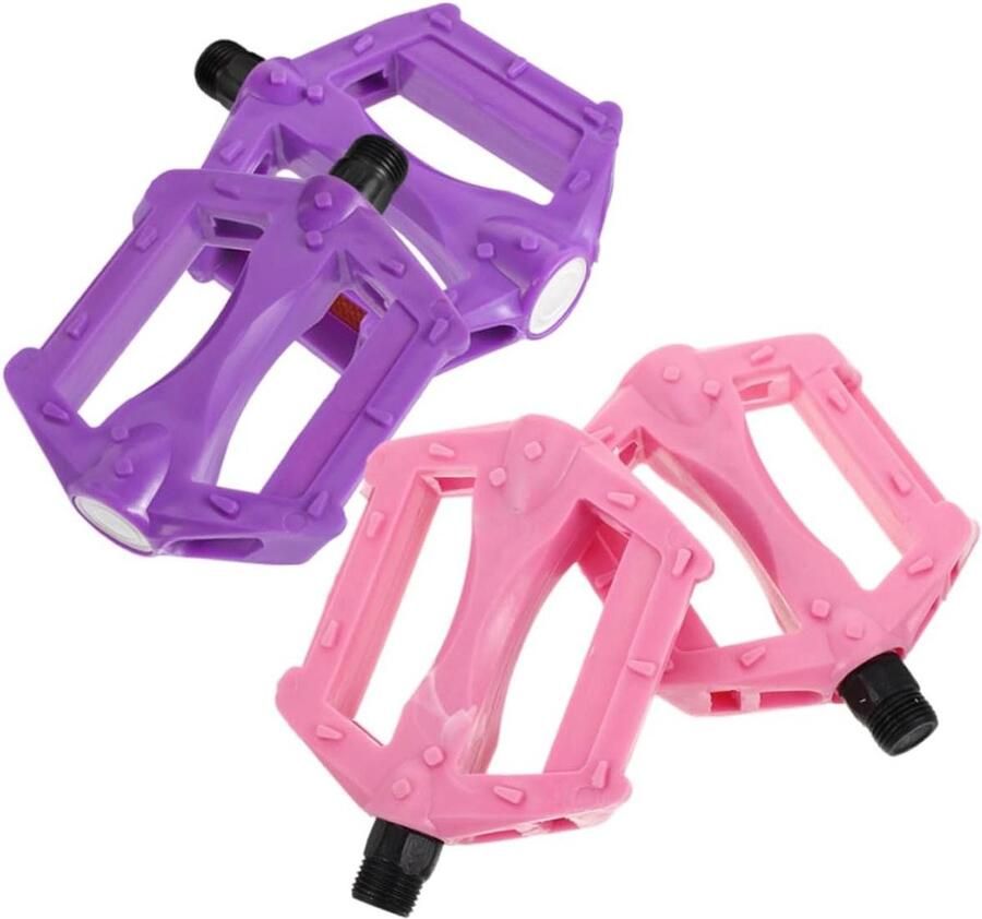 Kinderfiets Pedalen Vervangende Fietsdelen Veilig Fietsen Antislip Ontwerp 10.5 cm Gemengde Kleuren