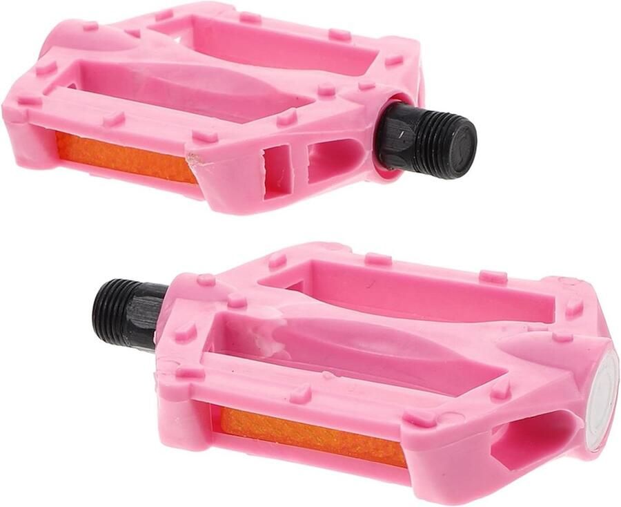 Kinderfiets Pedalen Vervangende Pedalen Fiets Veilig Fietsen Antislip Groeven 10.5 cm Roze