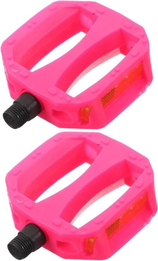 Kinderfiets Pedalen Vervangende Trappers Veilig Fietsen Antislip Ontwerp 9 x 7 x 2 cm Roze