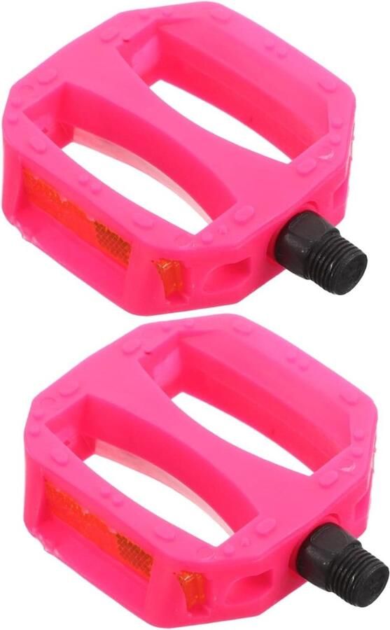 Kinderfiets Pedalen Vervangingspedalen Kinderfiets Veilig Fietsen Antislip Ontwerp 9 x 7 x 2 cm Roze