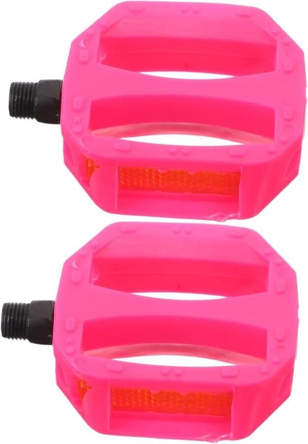 Kinderfiets Pedalen Voetsteun Fiets Veilig Fietsen Antislip Oppervlak 9 x 7 x 2 cm Roze