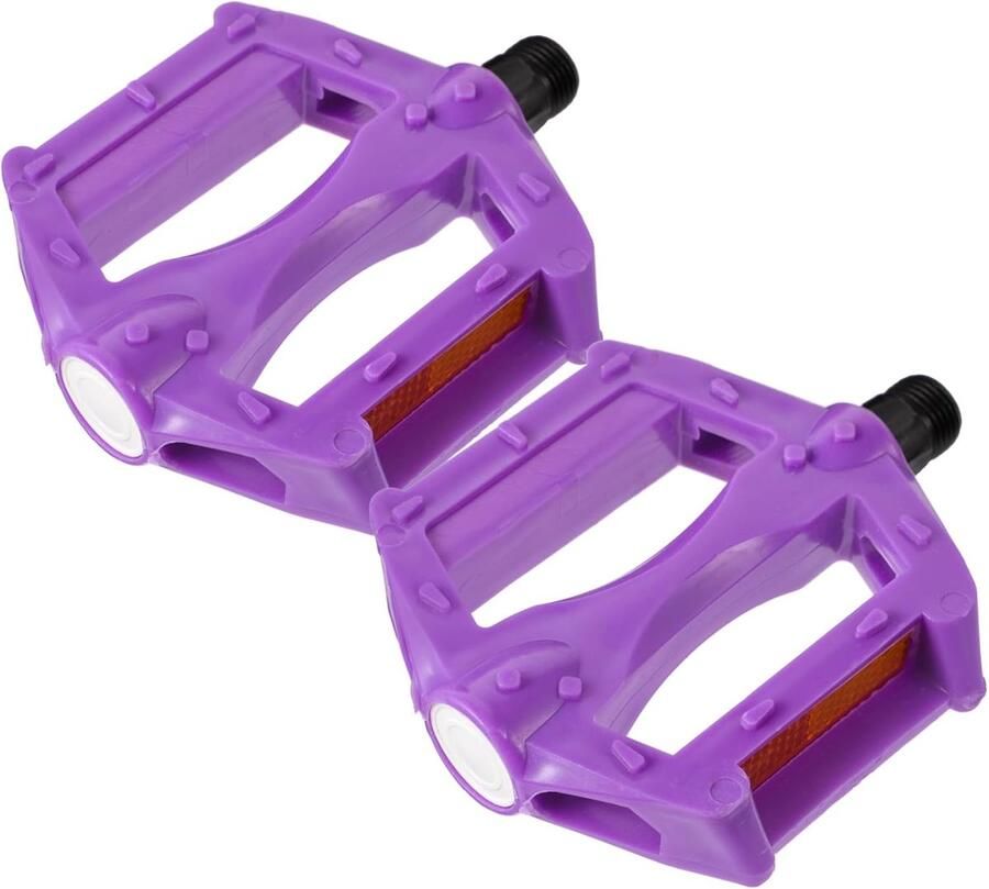 Kinderfiets Pedalen Voetsteunen Fiets Veilig Fietsen Lichtgewicht Compact 181 Gram Paars
