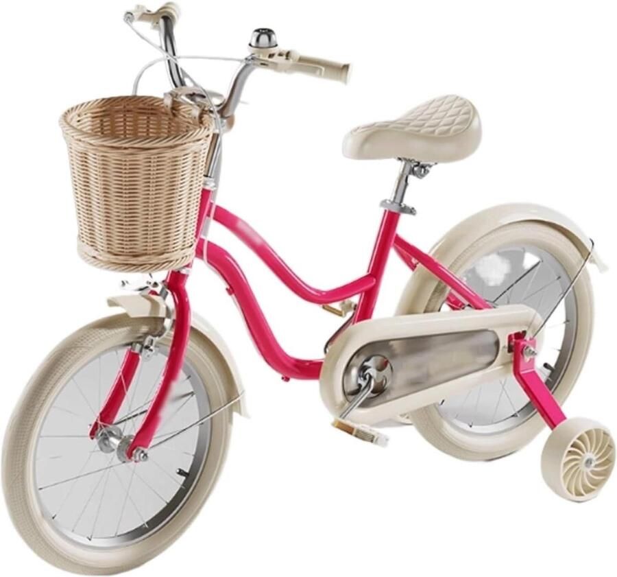 Kinderfiets Peuterfiets Kinderloopfiets Leren Fietsen Dubbele Handrem 14 inch Rood