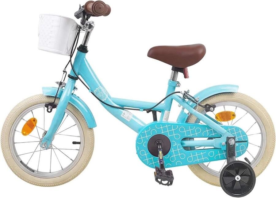 Kinderfiets Peuterfiets Kleuterfiets Leren Fietsen Verstelbaar Stuur Zadel 12 inch Lichtblauw