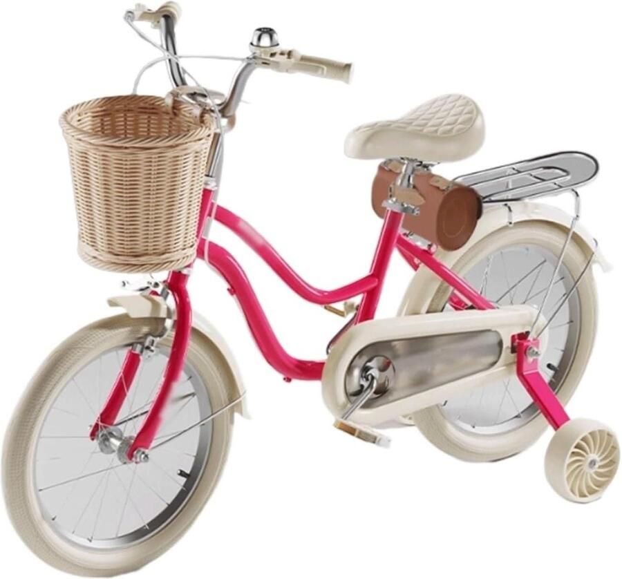 Kinderfiets Peuterfiets Rijfiets Leren Fietsen Dubbele Handrem 12 inch Rood