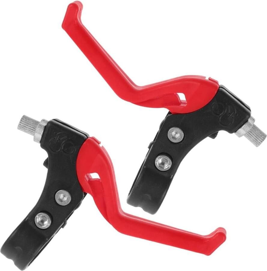 Kinderfiets Remhendels Remgreep Set Fietsen Onderhoud Lichtgewicht Kunststof 12.5 cm Lengte Zwart Rood