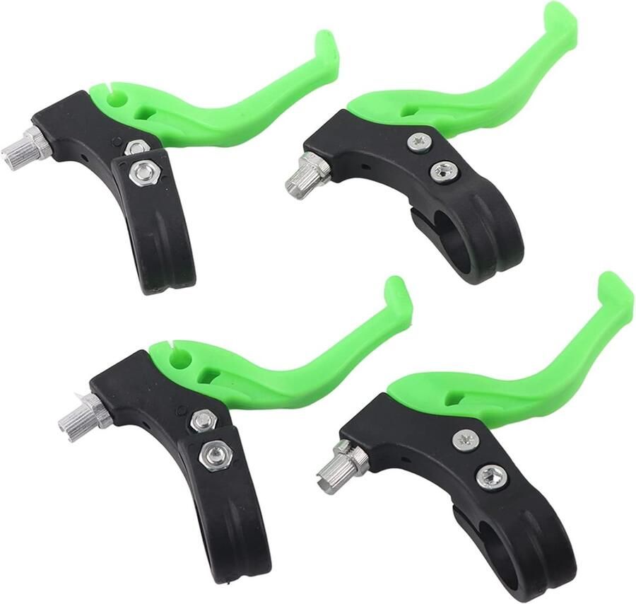 Kinderfiets remhendels Remgrepen fiets Veilig fietsen Verstelbare remkracht 222 mm stuurdiameter Zwart Groen