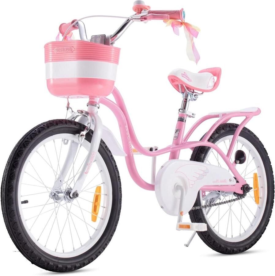 Kinderfiets Roze Meisjesfiets Leren Fietsen Zwaan Design 16 Inch Roze