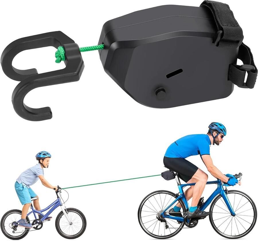Kinderfiets sleeptouw 2 5 m draagbaar sleeptouw fiets draagvermogen 226 kg universeel ouder-kind fiets sleeptouw